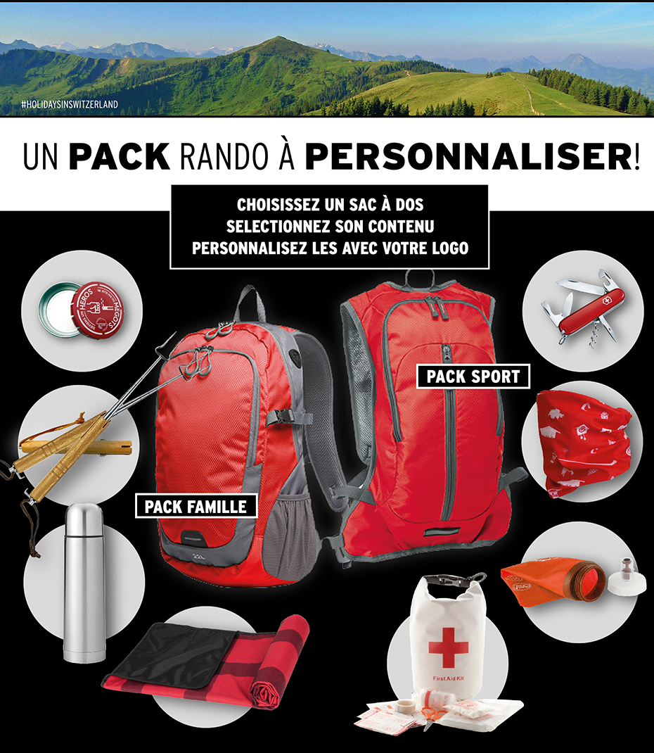 Un pack rando à personnaliser!